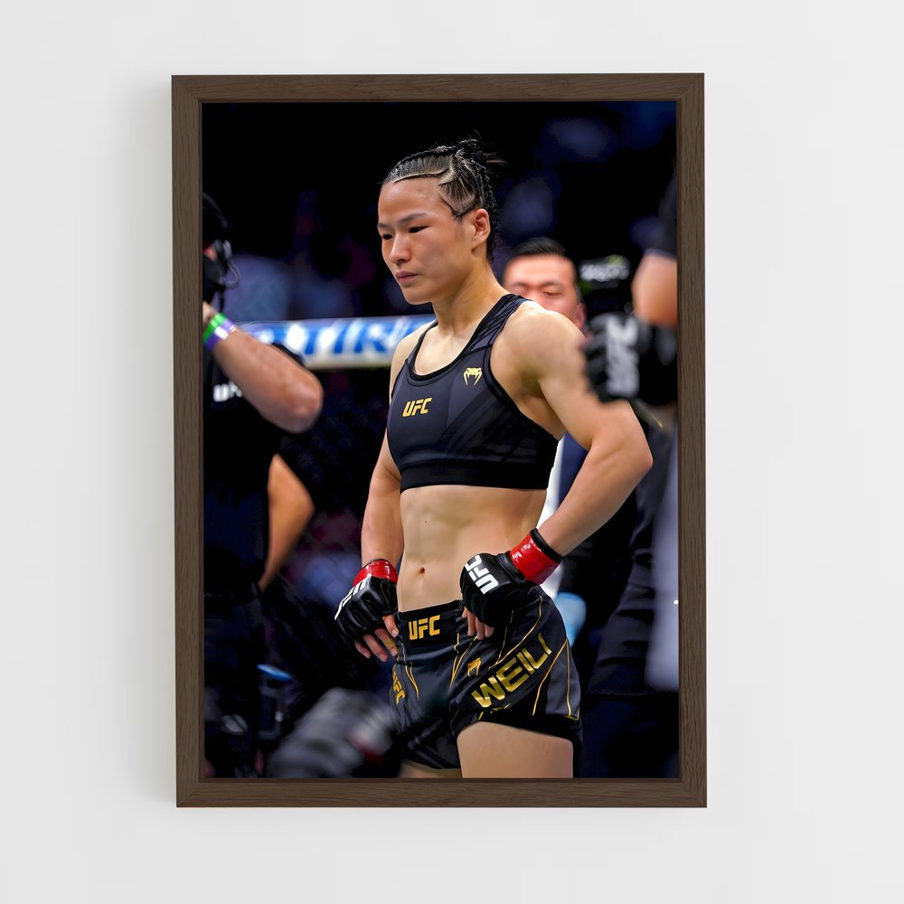 Poster Zhang weili entrer – affiche MMA (vue 5)